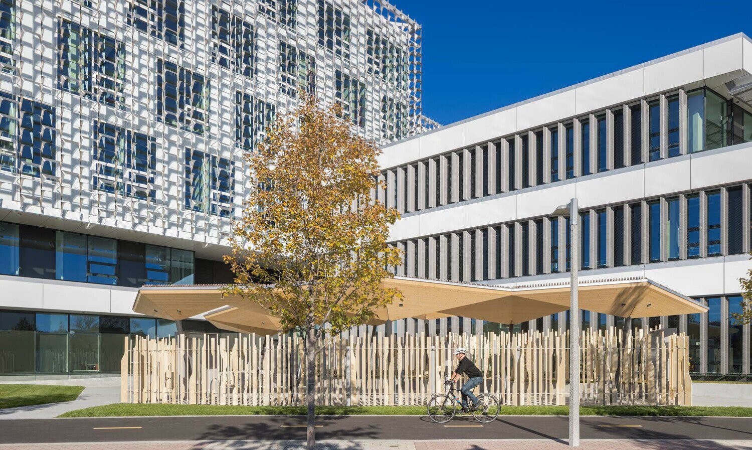 Harvard SEC — Bike Shelter construido